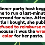 Uncorked Conflict: Host Refuses to Reimburse Guest After ‘Wrong’ Wine Pick-Up Sparks Formal Dinner Drama