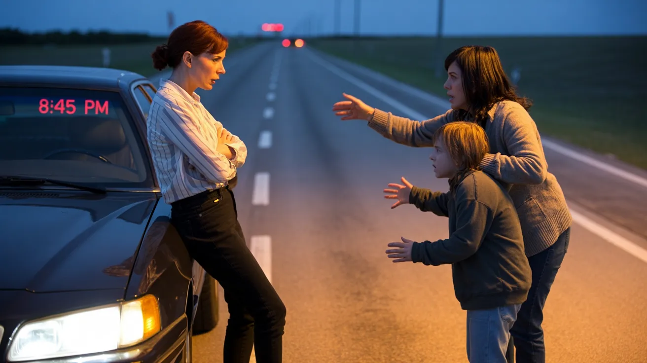 Woman Leaves Her Former Friend And Her Kid On The Side Of The Road After The Child Endangers Her While Driving