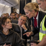 Amelia slowly lowered her phone. “You already verified the boarding pass,” she said. “There is nothing else to inspect.” Steve’s jaw tightened, and for the first time, his confidence seemed to crack.